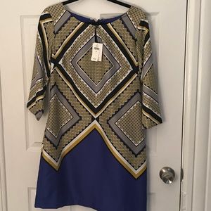 {Banana Republic} Modern Foulard Print Dress